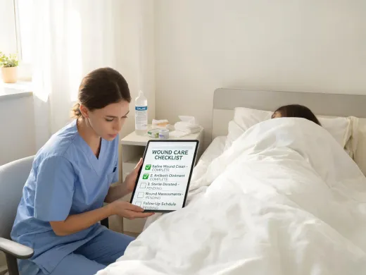 Home health remote care visit