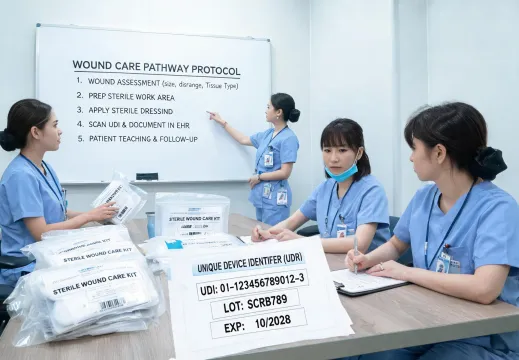 Hospital wound care pathway